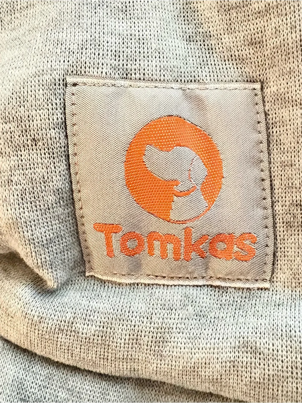 Tomkas Pet Sling Carrier 0-10lbs Grey Safety Clip Pocket Dog Cat Crossbody Soft